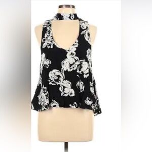 Oliviaceous Laura tank black and white